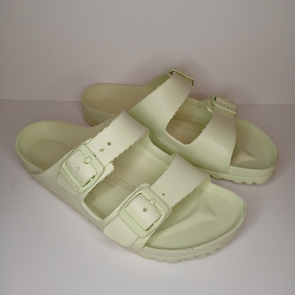 Birkenstock Arizona EVA Faded Lime Sandals Women 6 EU 36 Waterproof Slide Flat